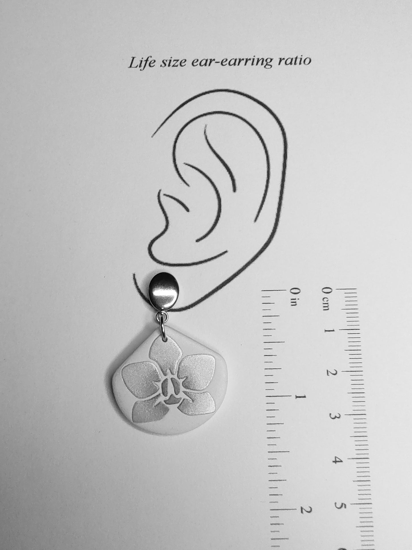 Aveline Earrings (white)