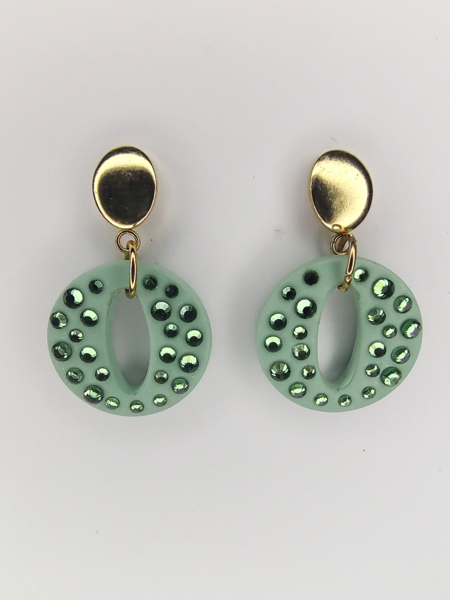 Elena Earrings - Green