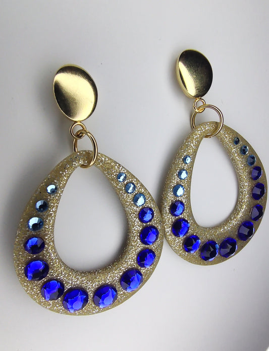 Bianca Earrings - Blue