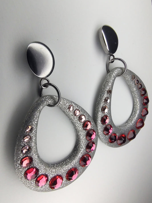 Bianca Earrings - Pink