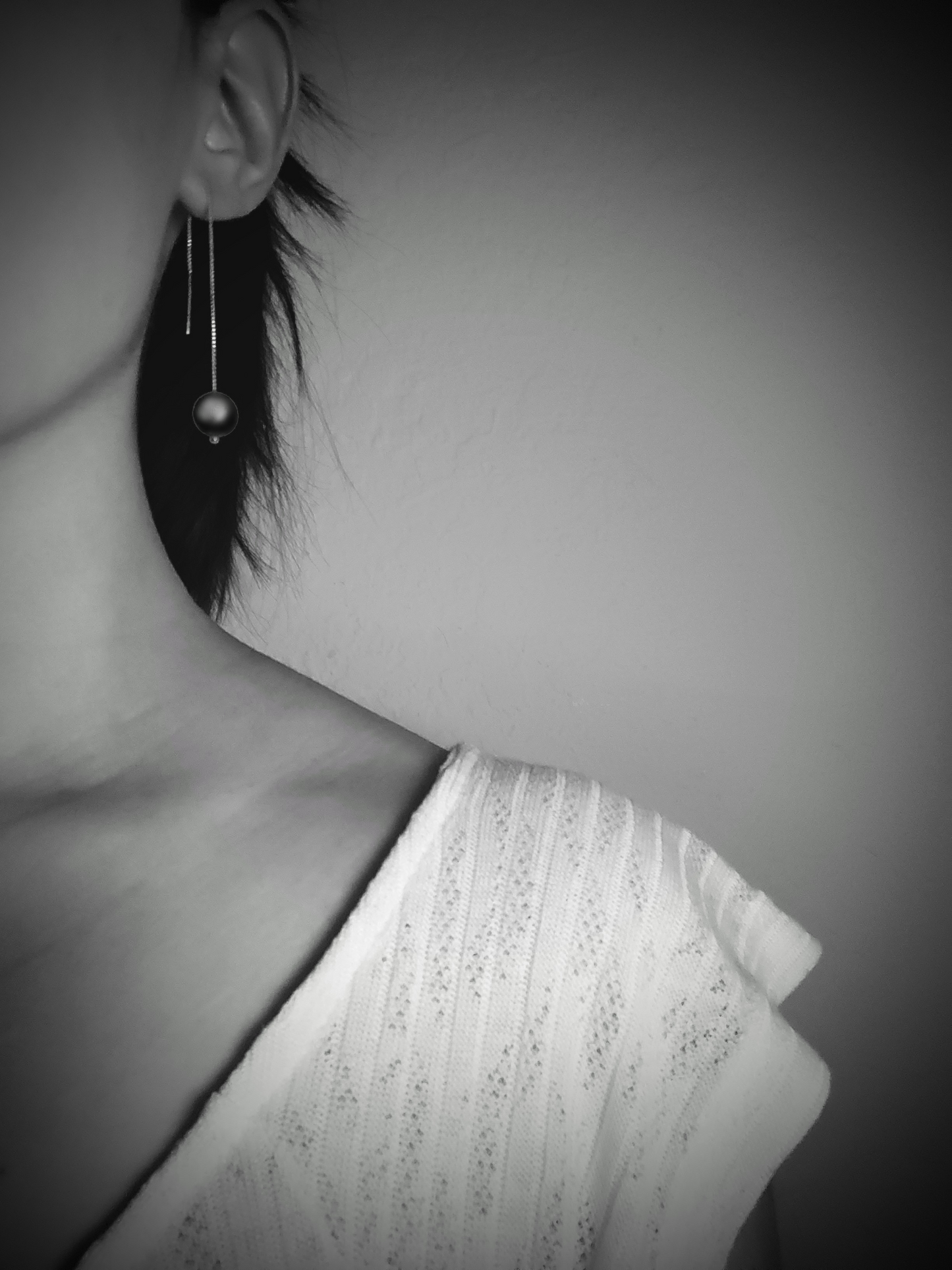 Pearl Iridescent Purple Earrings