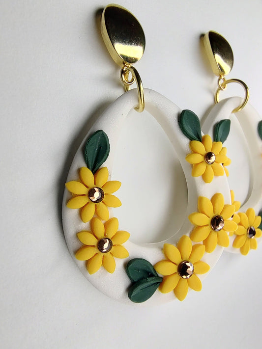 Florence Earrings (sunflower)
