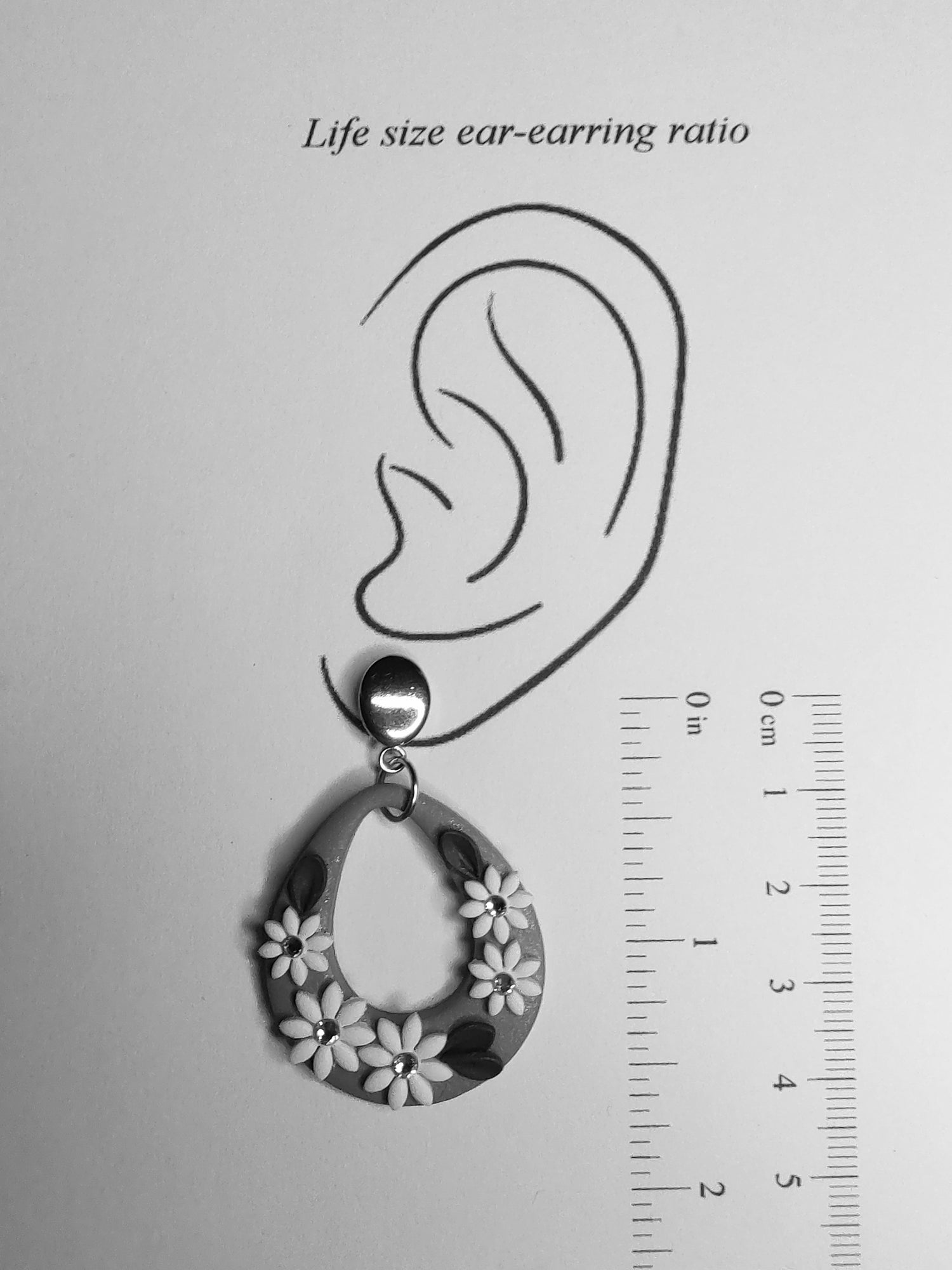 Florence Earrings (daisy) – Skai Link Jewelry