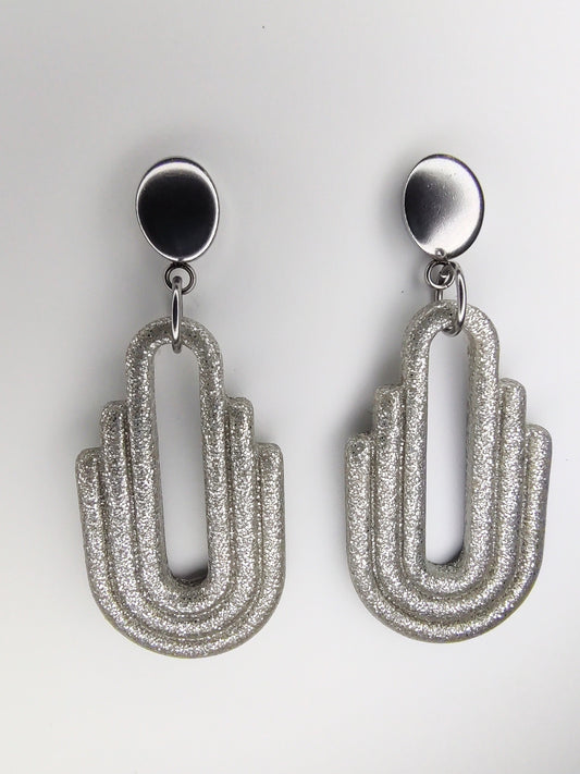 Blaire Earrings - Silver