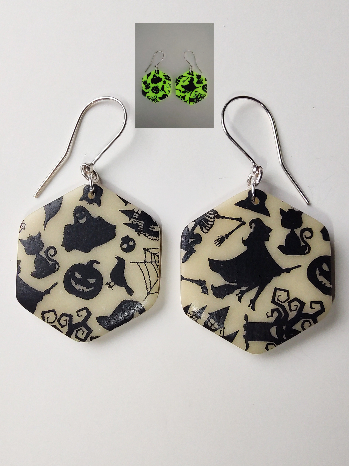 Glow In The Dark Halloween Earrings