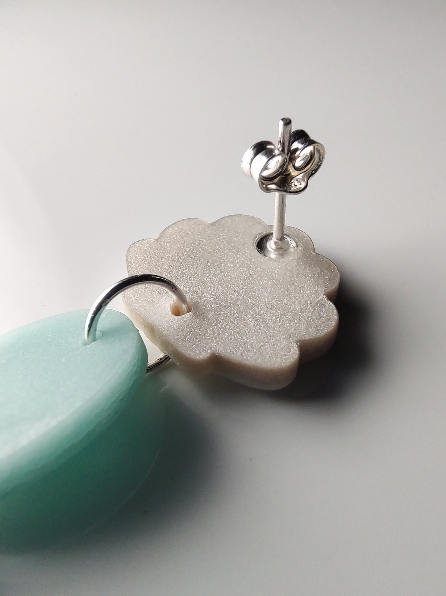 Sea Glass Ocean Earrings