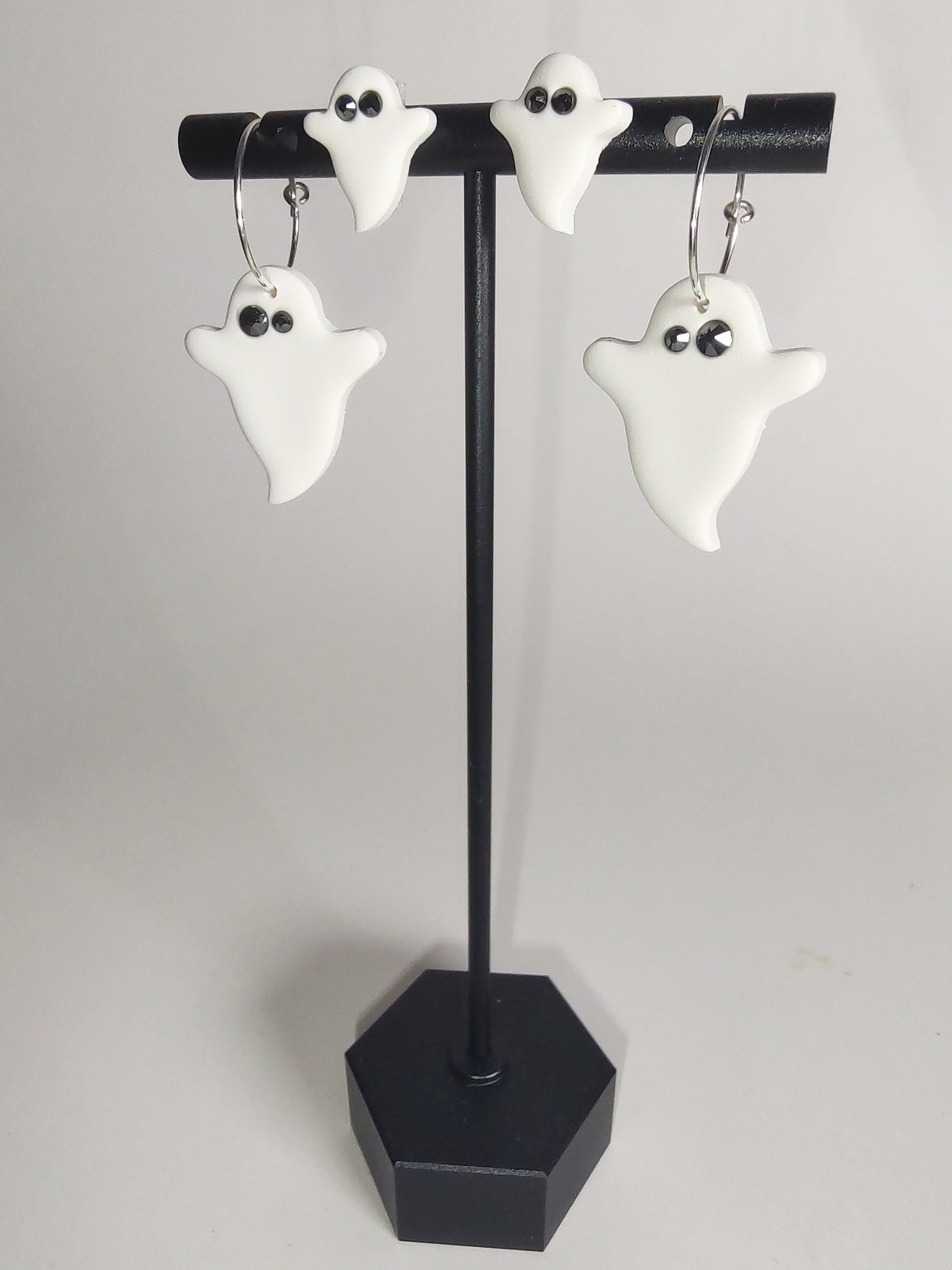 Ghost Hoop Earrings