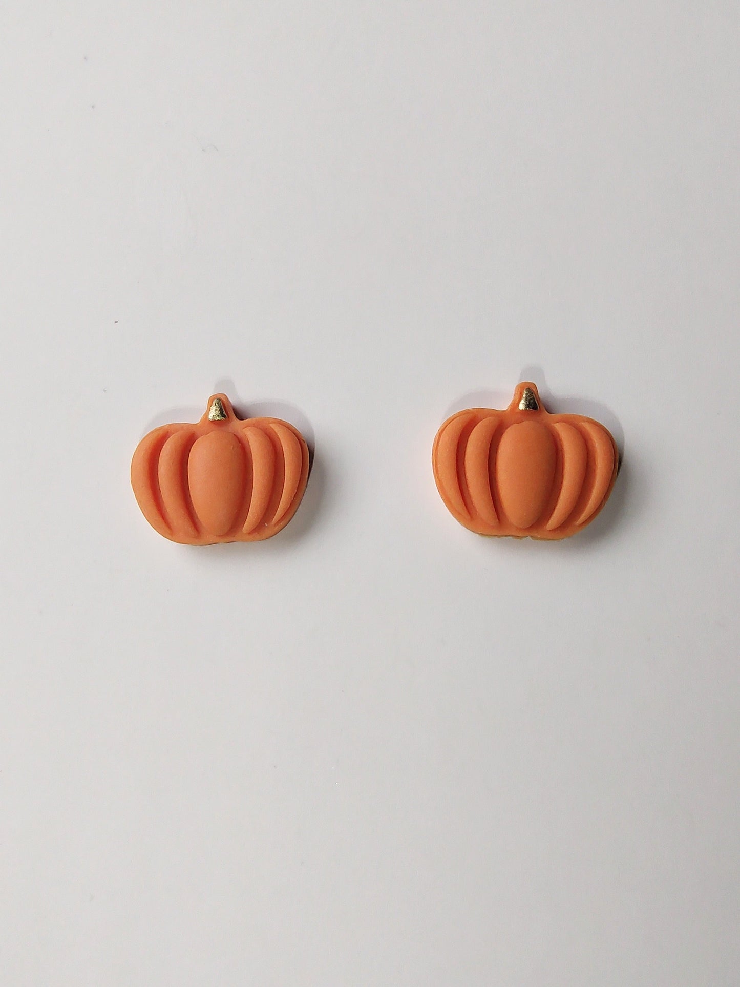 Pumpkin Stud Earrings