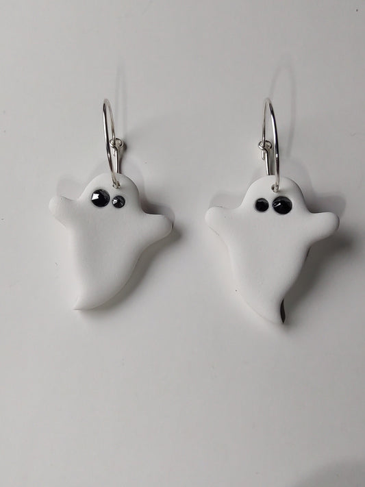 Ghost Hoop Earrings