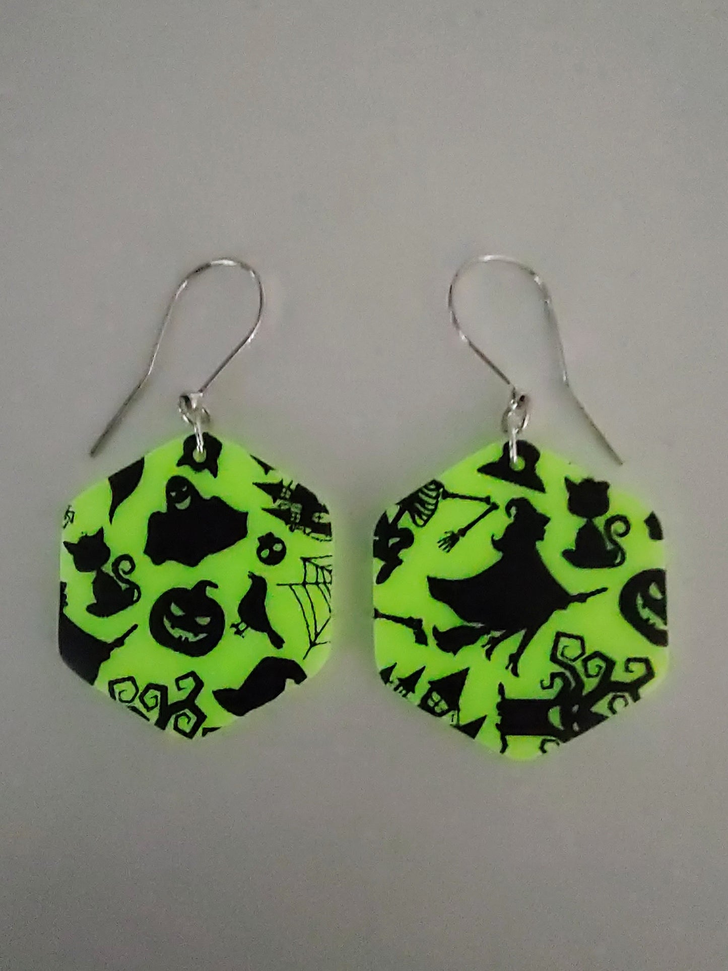 Glow In The Dark Halloween Earrings