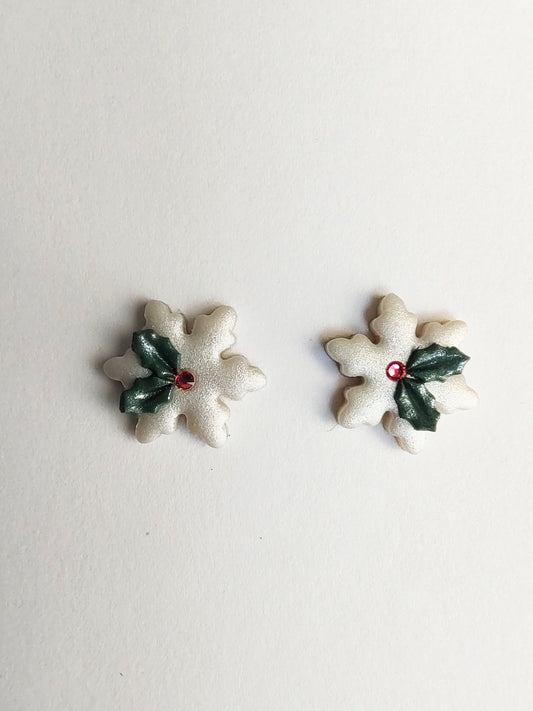 Snowflake Stud Earrings