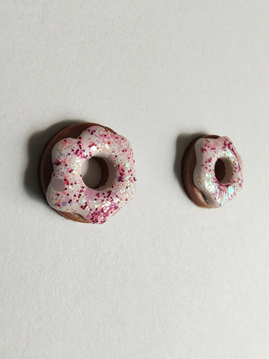 Glitter Donut - Stud