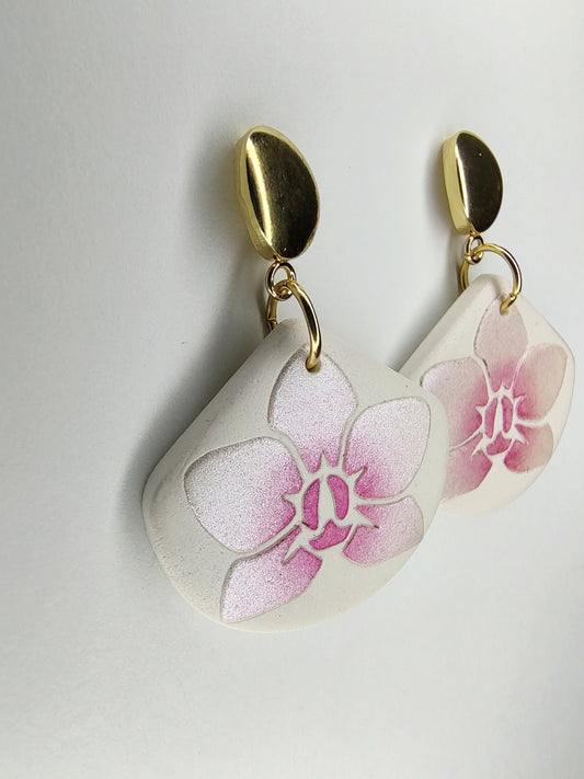 Aveline Earrings - White
