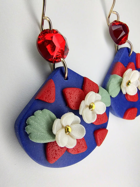 Medeline Earrings - Strawberry