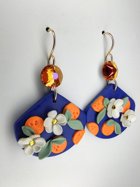 Medeline Earrings - Orange