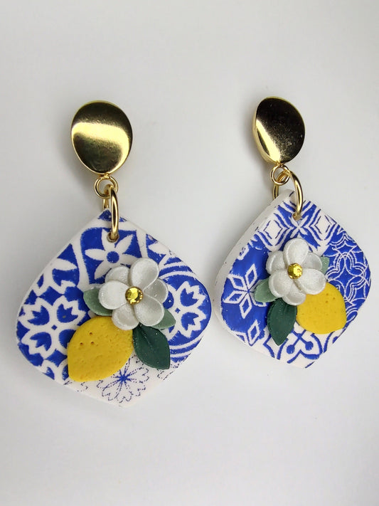 Aphrodite Lemon Earrings