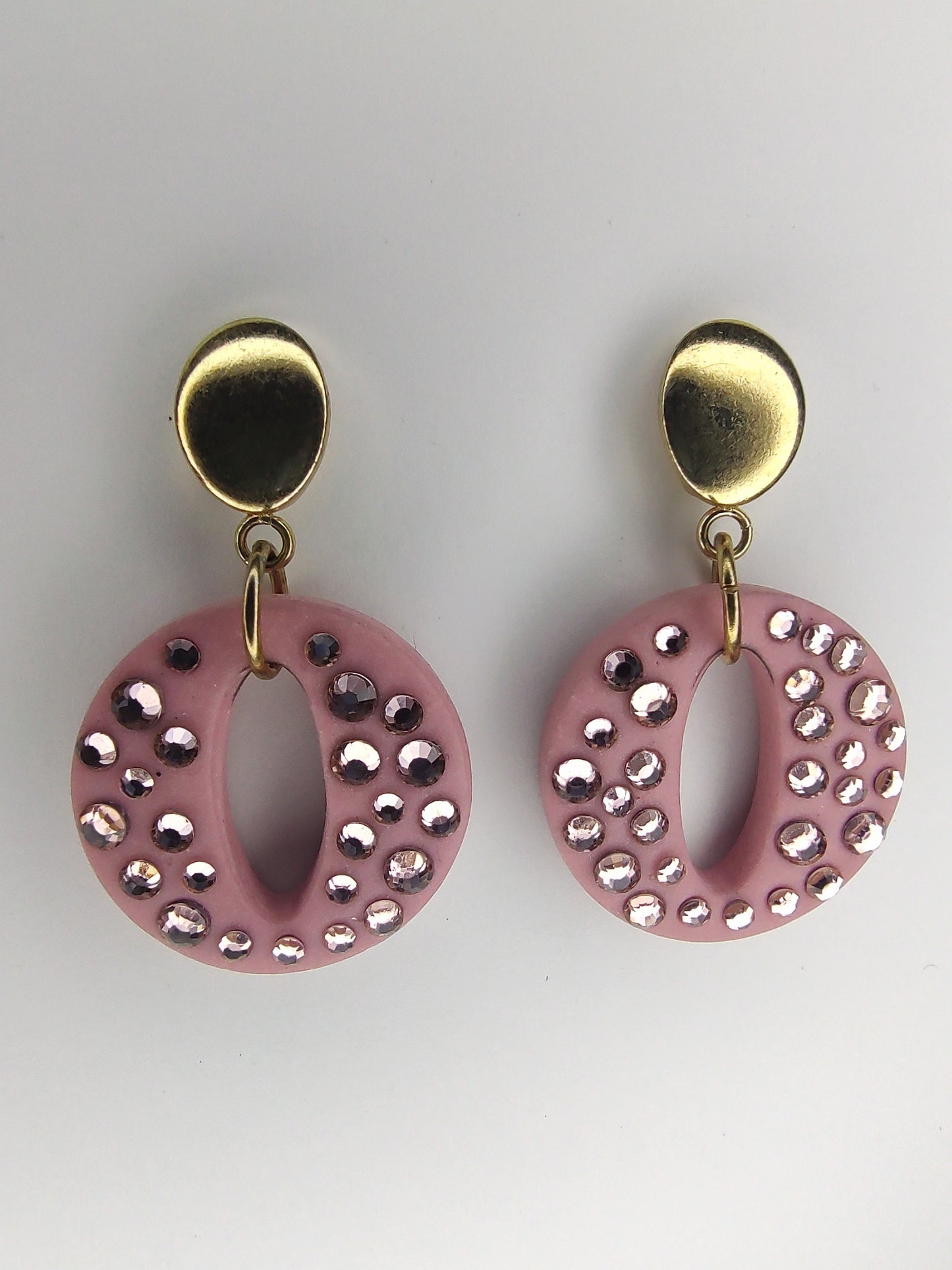 Elena Earrings - Pink