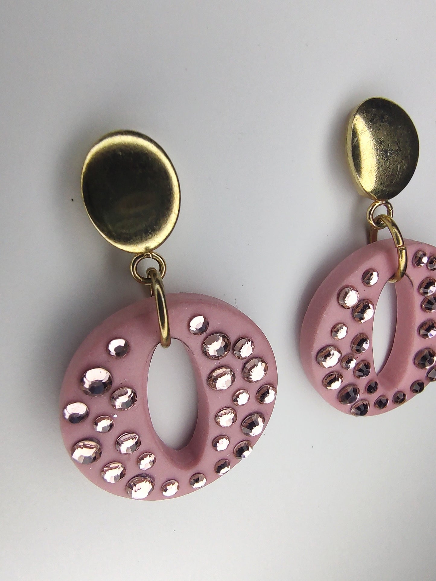 Elena Earrings - Pink