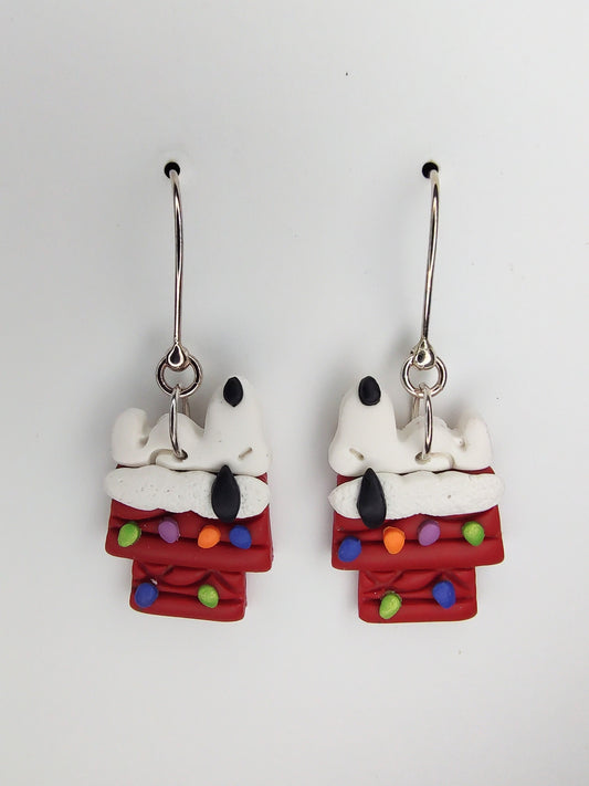 Xmas Dog Earrings