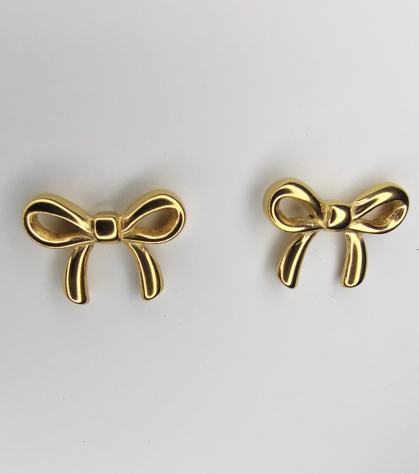 Bowknot Stud Earrings - Gold