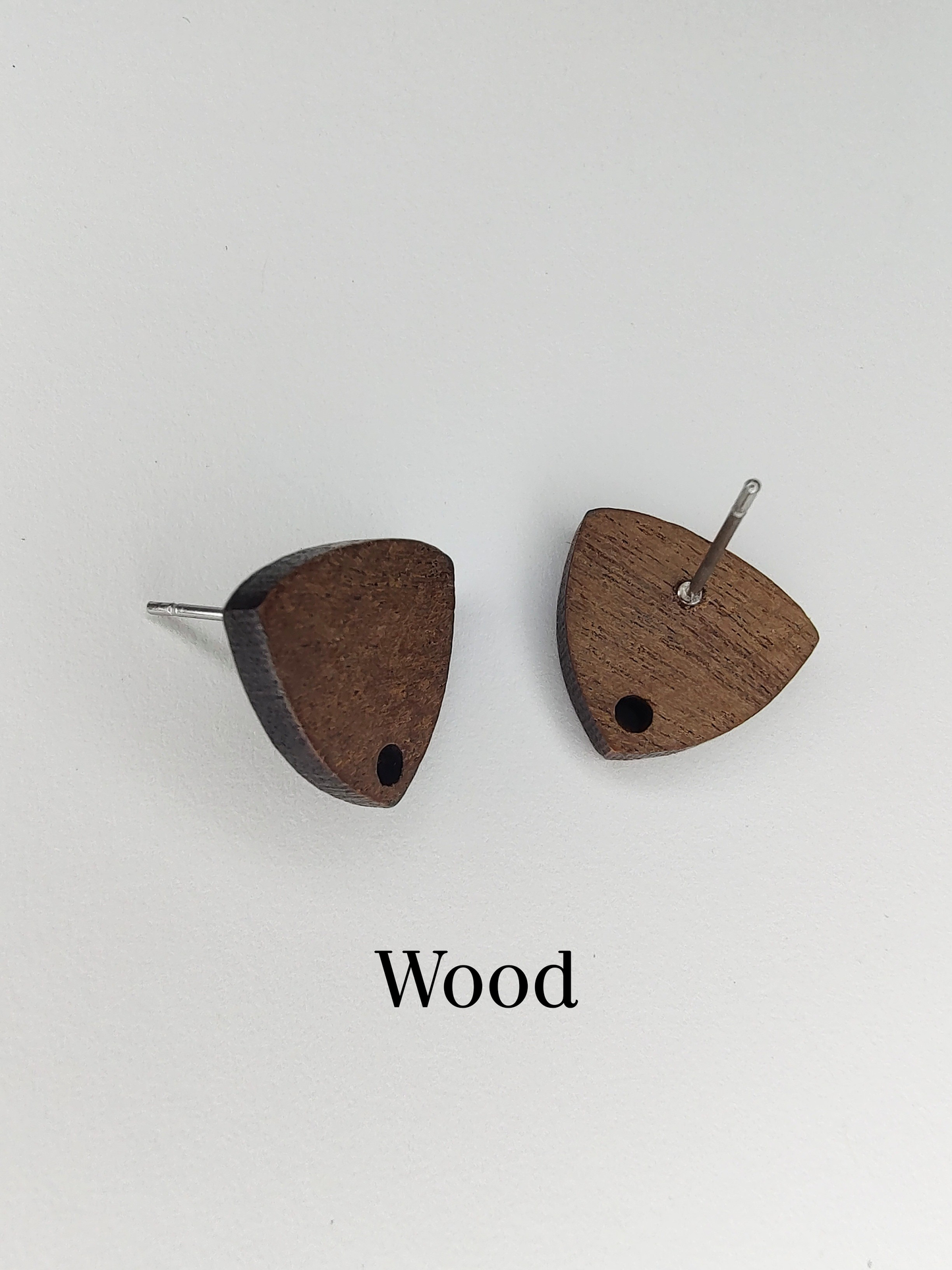 Wreath Earrings - Silver Pink