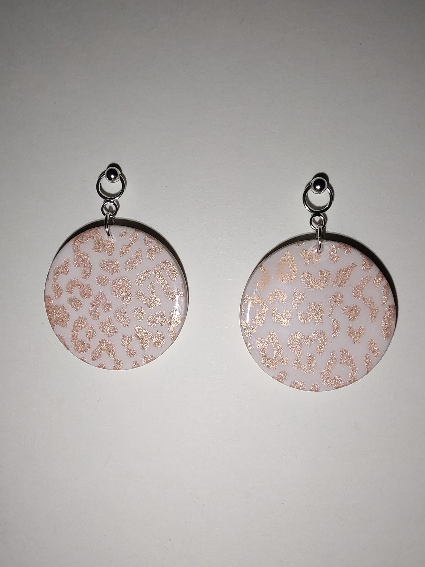 Reversible Gold & Rose Gold Cheetah Print Earrings