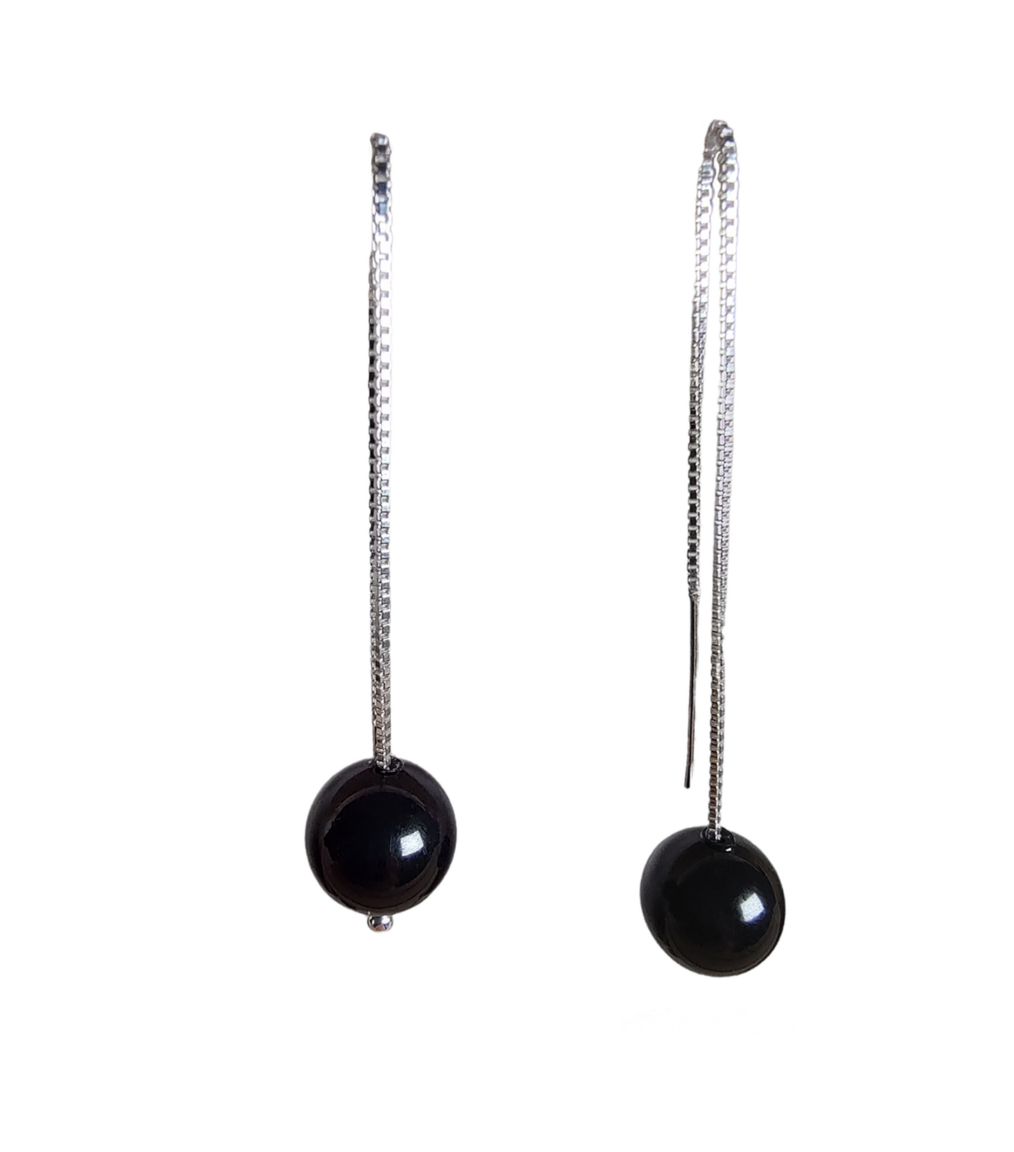 Pearl Mystic Black Earrings