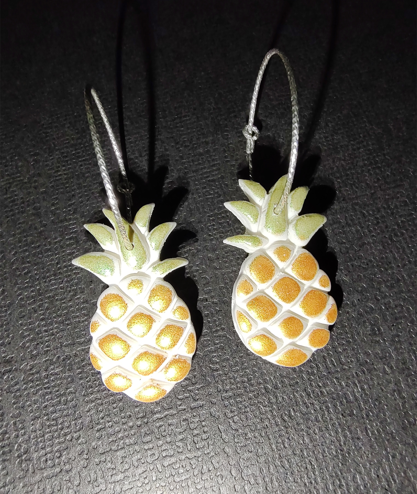 Pineapple Hoop Earrings